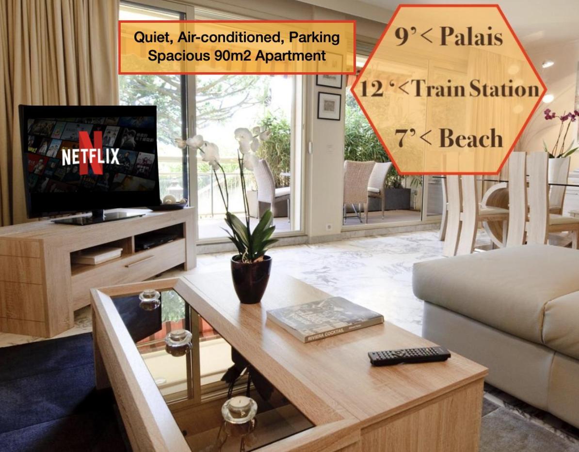 90M2 Apartement - Les Palmiers De Cannes Eksteriør bilde